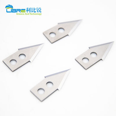 Lame di taglio di industriale del carburo di tungsteno 34x16x1mm con 2 piccoli fori rotondi